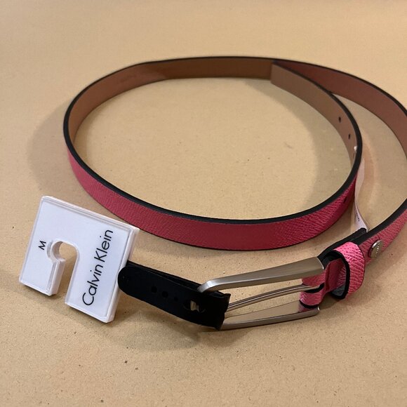 Set of Calvin Klein Belts (Pink and Coral) - Picture 2 of 8